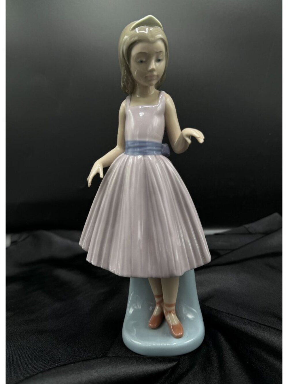Vintage 1980-1983 "A Dancing Partner" Lladro Figurine Porcelain Girl